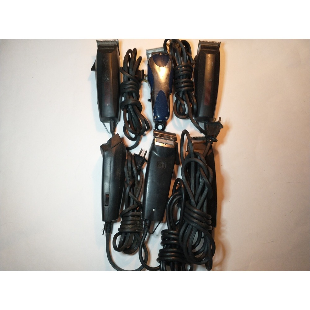 Barber Clippers - Wahl Sterling 3 Trimmers Barbershop FOR PARTS Big Lot of 6